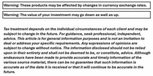 Investment warnings