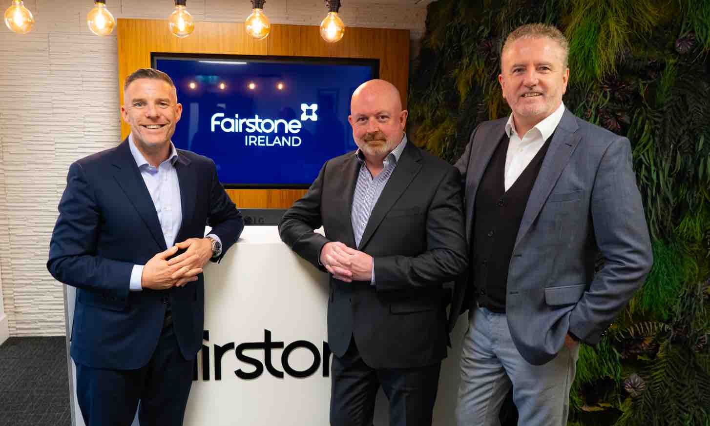 From left Fairstone Ireland CEO, Paul Merriman and BRM Financial Services Directors Cathal Coates and Tom Kennedy