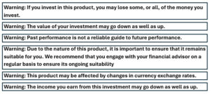Investment warnings