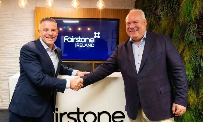 From left, Paul Merriman, Fairstone Ireland CEO and Marc Westlake, Everlake Managing Director